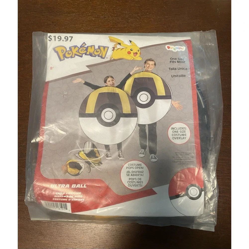 POKEMON BALL Ultra Ball Costume One Size